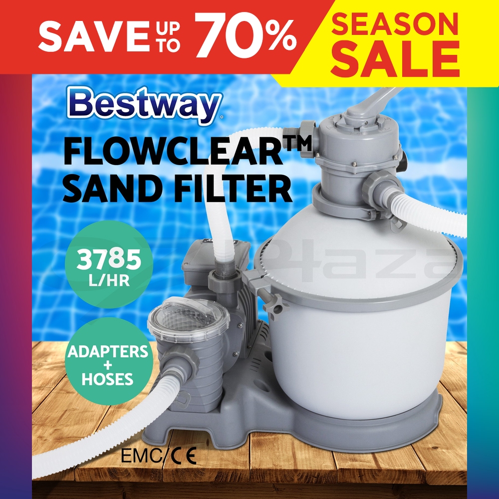 Bestway 1000GPH Flowclear™ Sand Filter Swimming Above Ground Pool