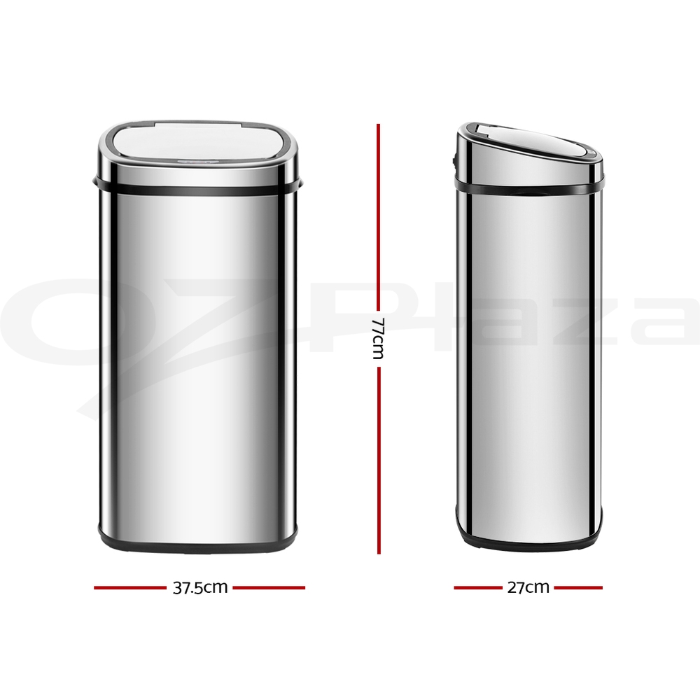 Devanti 68L Motion Sensor Bin Rubbish Automatic Trash Can Kitchen Bins - Picture 16 of 20