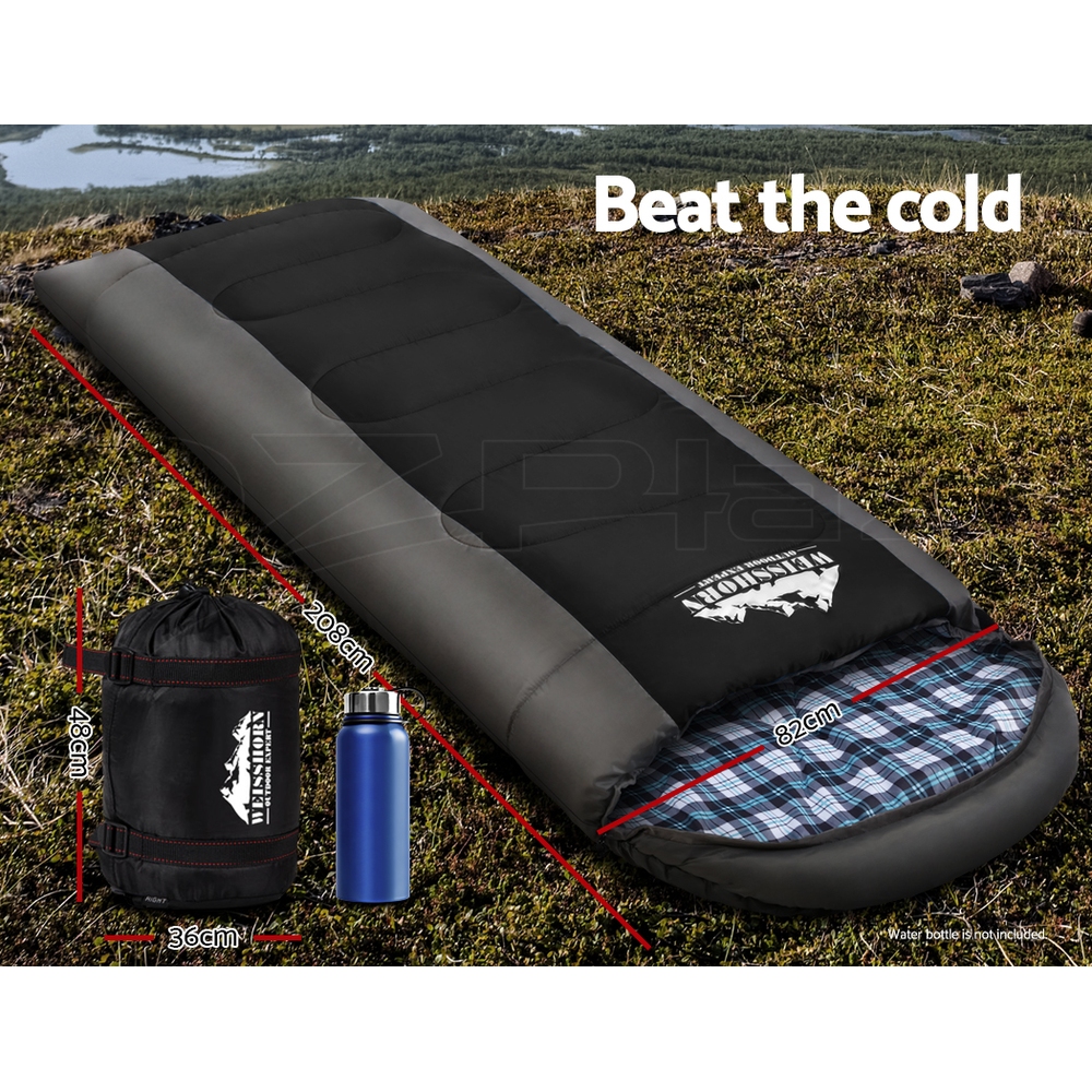 Weisshorn Sleeping Bag Bags Single Double Camping Hiking Tent Winter
