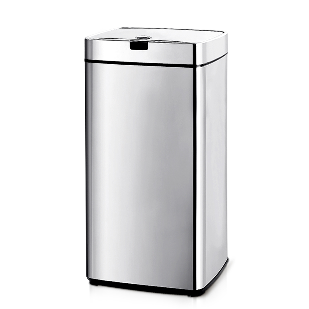 Devanti Stainless Steel Sensor Bin Rubbish Bins Motion Automatic 45L