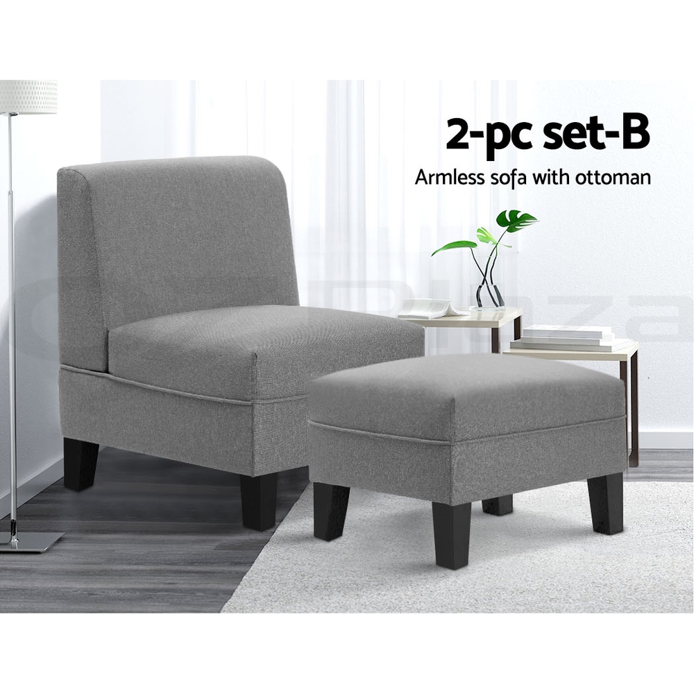 chaise chair with ottoman