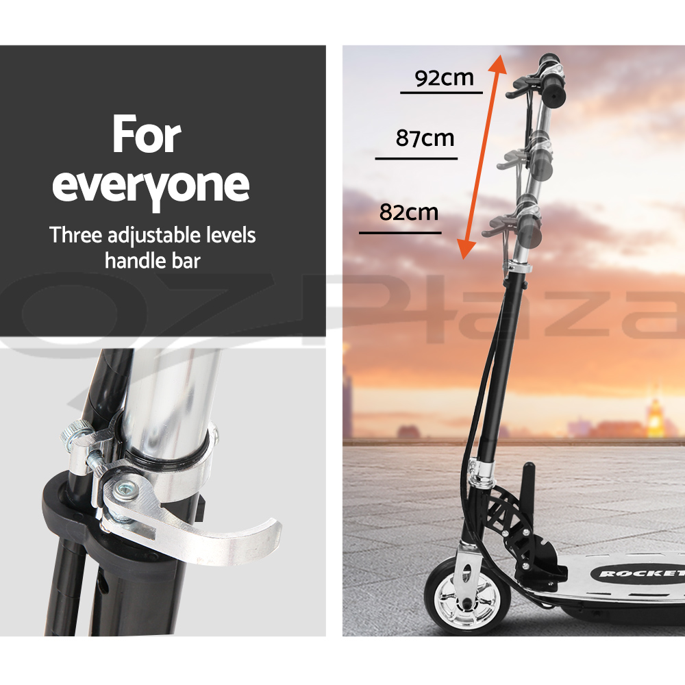 ROCKET Electric Scooter 140W Adjustable Foldable Portable Height Adults