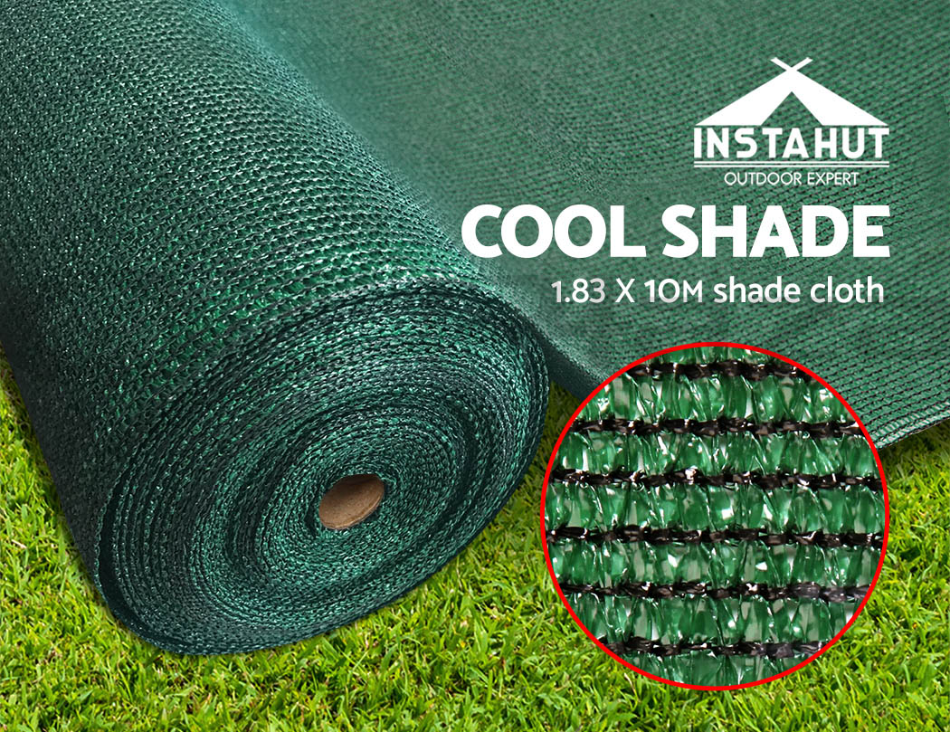 Instahut 70 Sun Shade Cloth Shadecloth Sail Roll Mesh Outdoor 175gsm 1