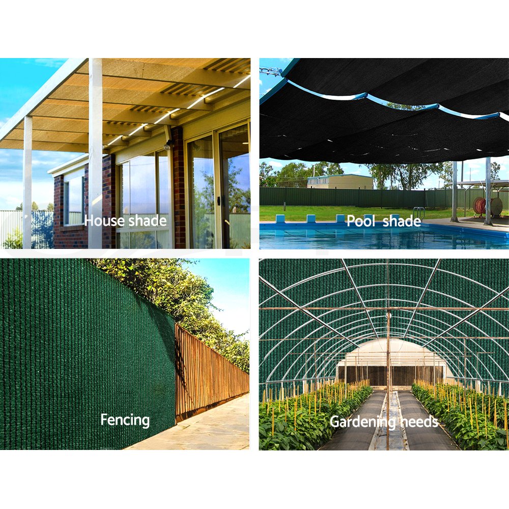 Instahut Shade Cloth Shadecloth Sail 50 70 90UV Mesh Roll Garden