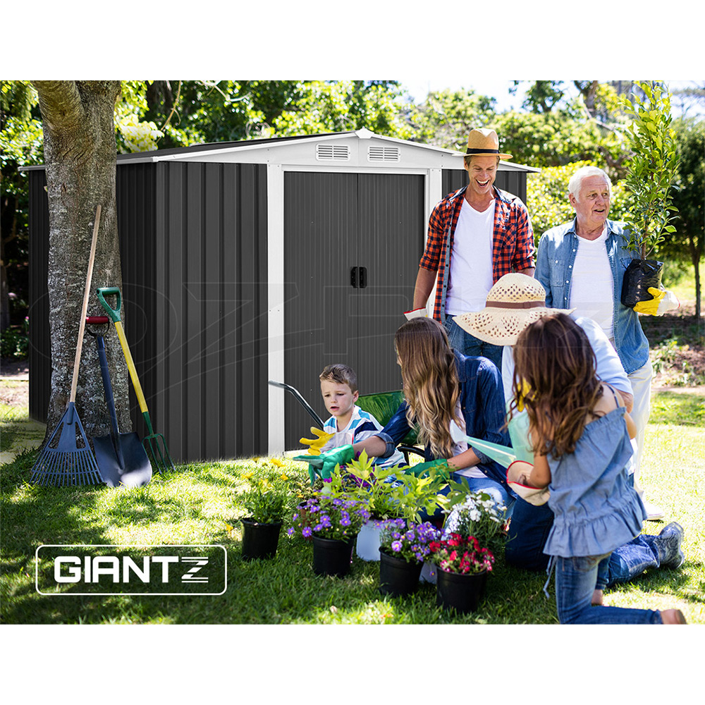 Giantz Garden Shed Outdoor Storage Sheds Shelter Metal Base