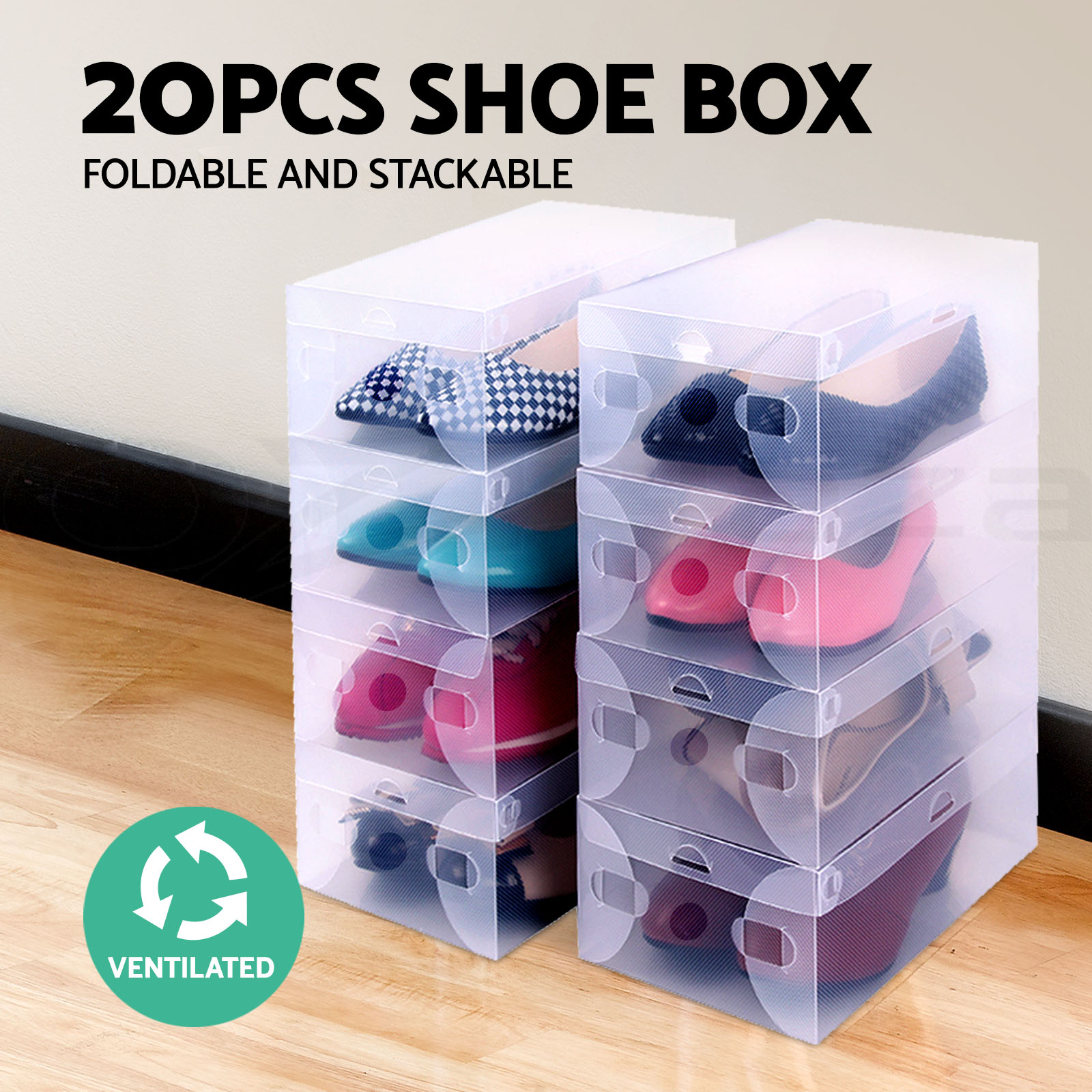 clear shoe boxes bunnings