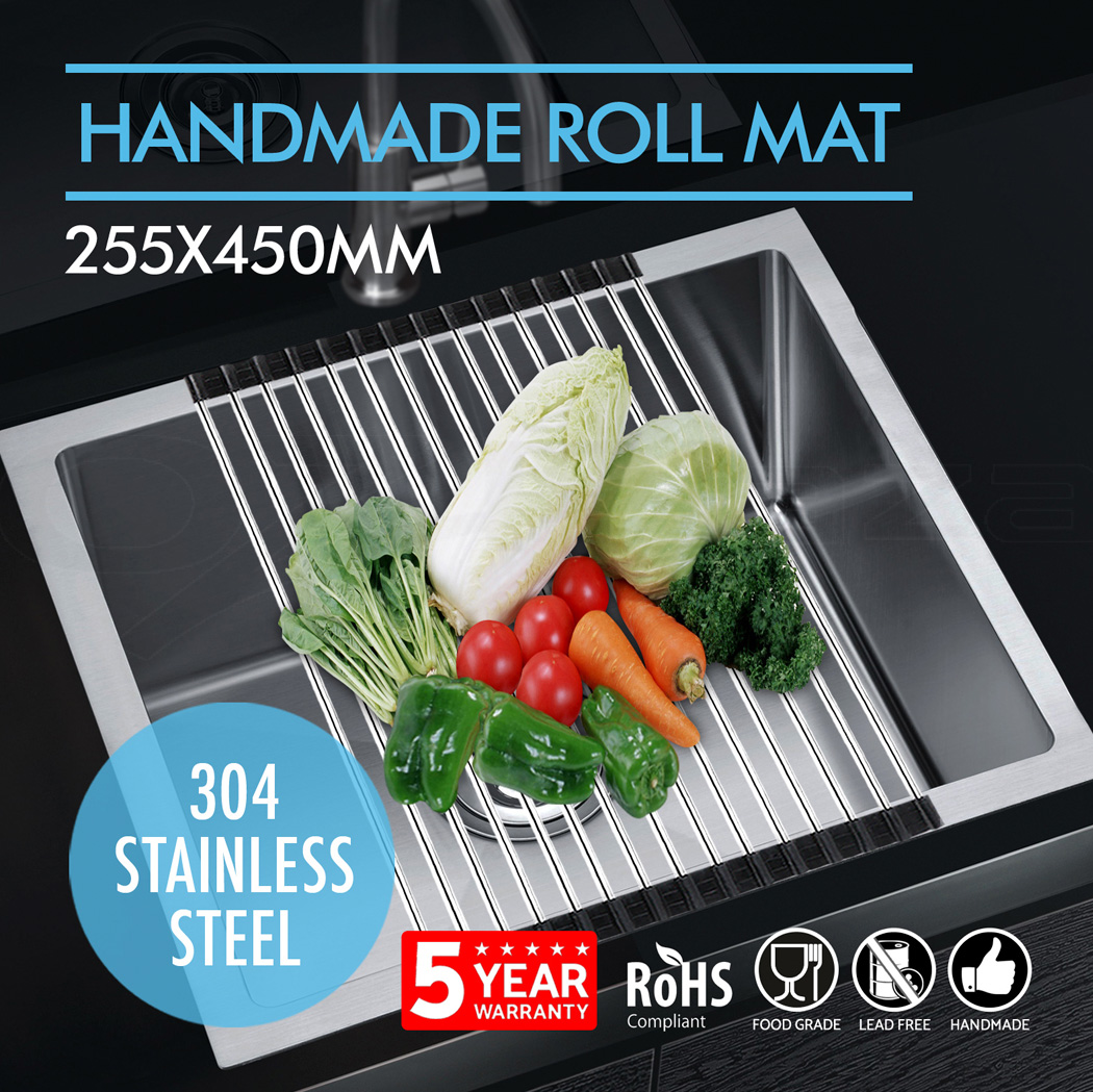 Cefito 255x450mm Handmade Stainless Steel Roll Mat Roller Kitchen Item Specifics