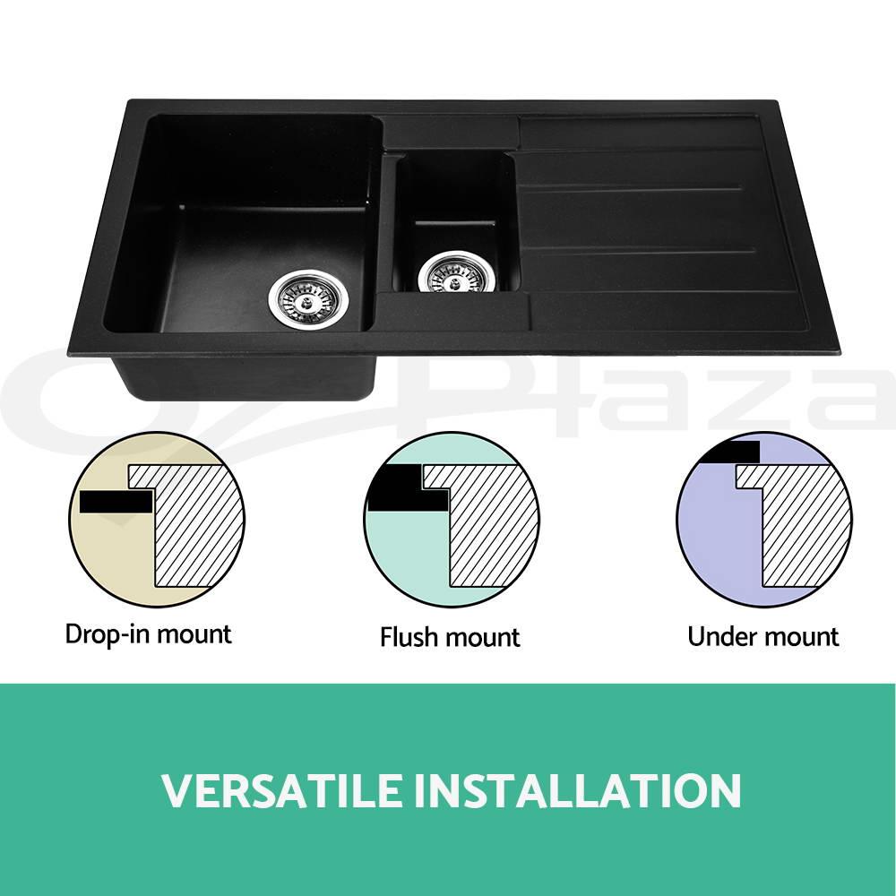 Granite Quartz X Single Bowl Undermount Kitchen Sink Granite Quartz X Single Bowl Undermount Kitchen Sink