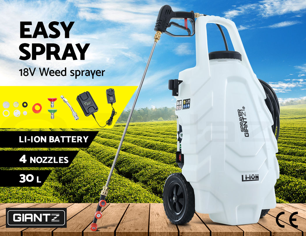 Giantz 30L Weed Sprayer Multifunction Trolley Fertilizing Watering Farm Garden 9350062268803 eBay