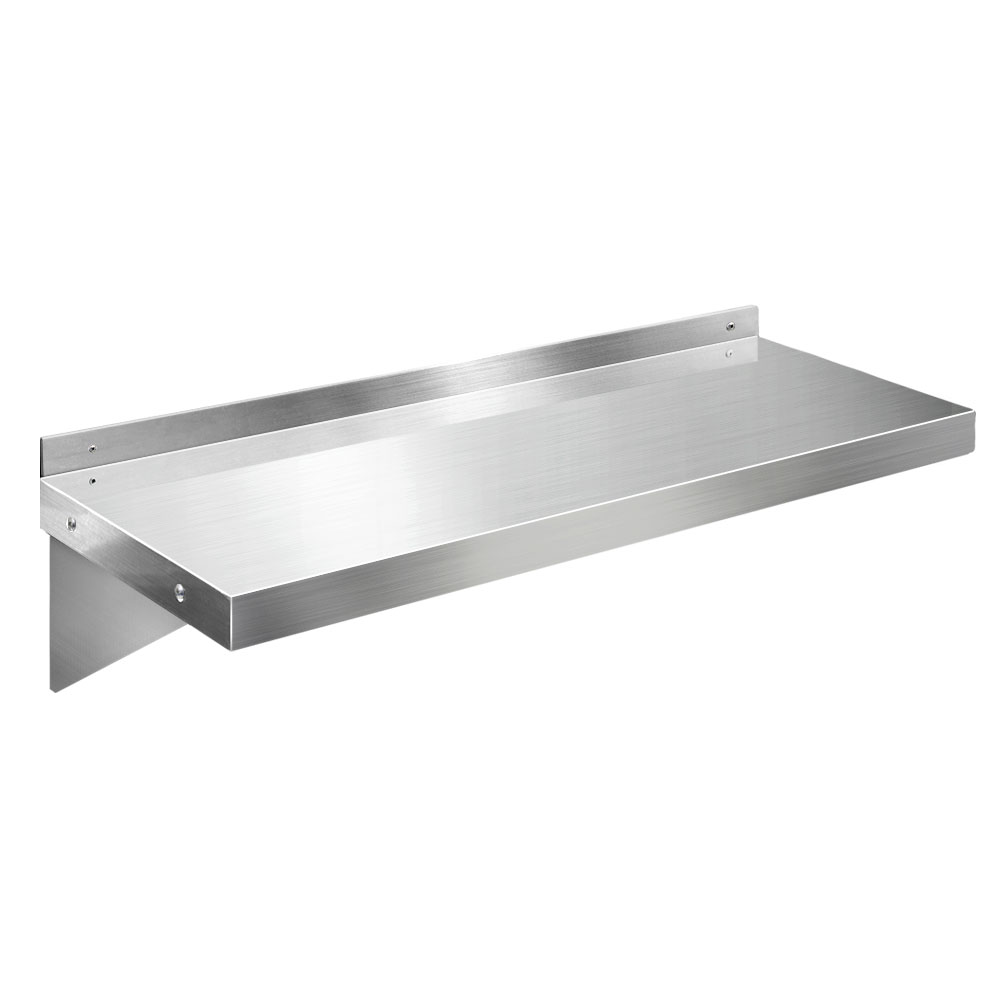 Cefito Stainless Steel Kitchen Wall Shelf Mounted Rack Storage Display