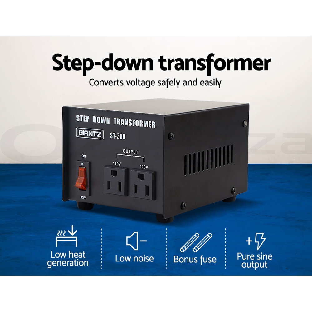 Giantz 300W 240V TO 110V Step Down Transformer Stepdown Voltage Converter AUUS eBay