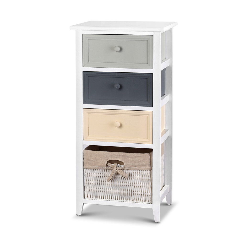 Artiss Chest of Drawers Bedside Tables Dresser Tallboy Storage White eBay