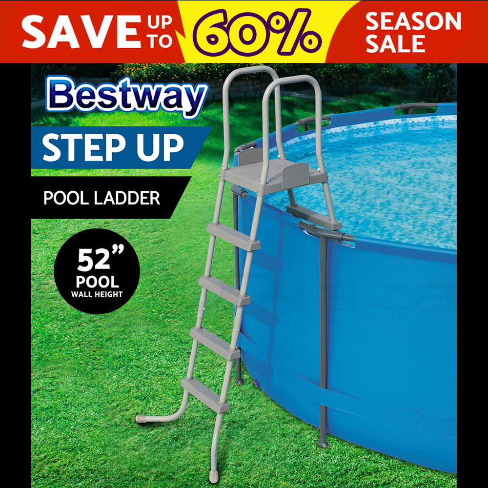 Bestway Above Ground Pool with Removable Ladder Steps 132cm for sale