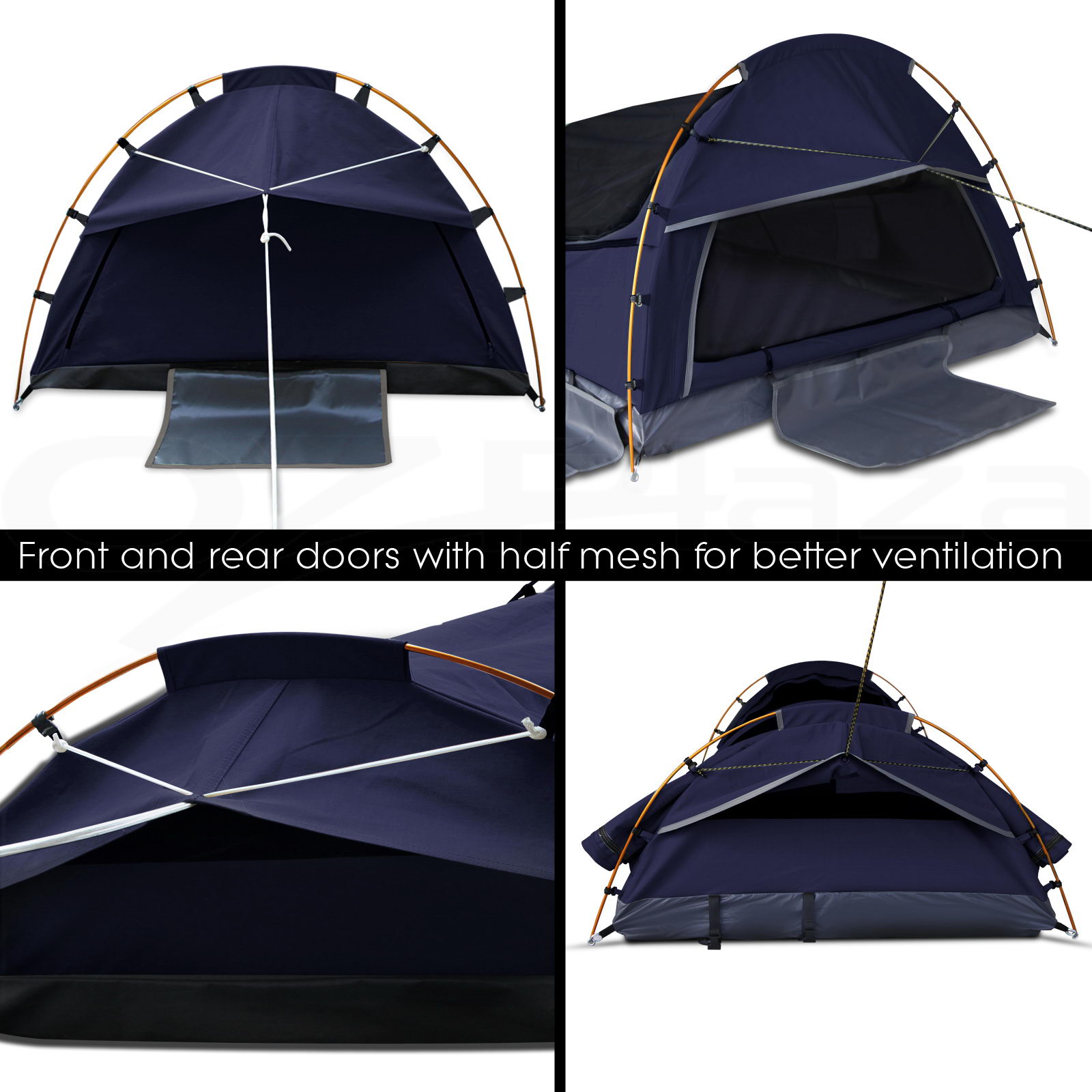 WEISSHORN XXL King Single Swag Camping Swag Canvas Tent Deluxe Extra Large Kings eBay