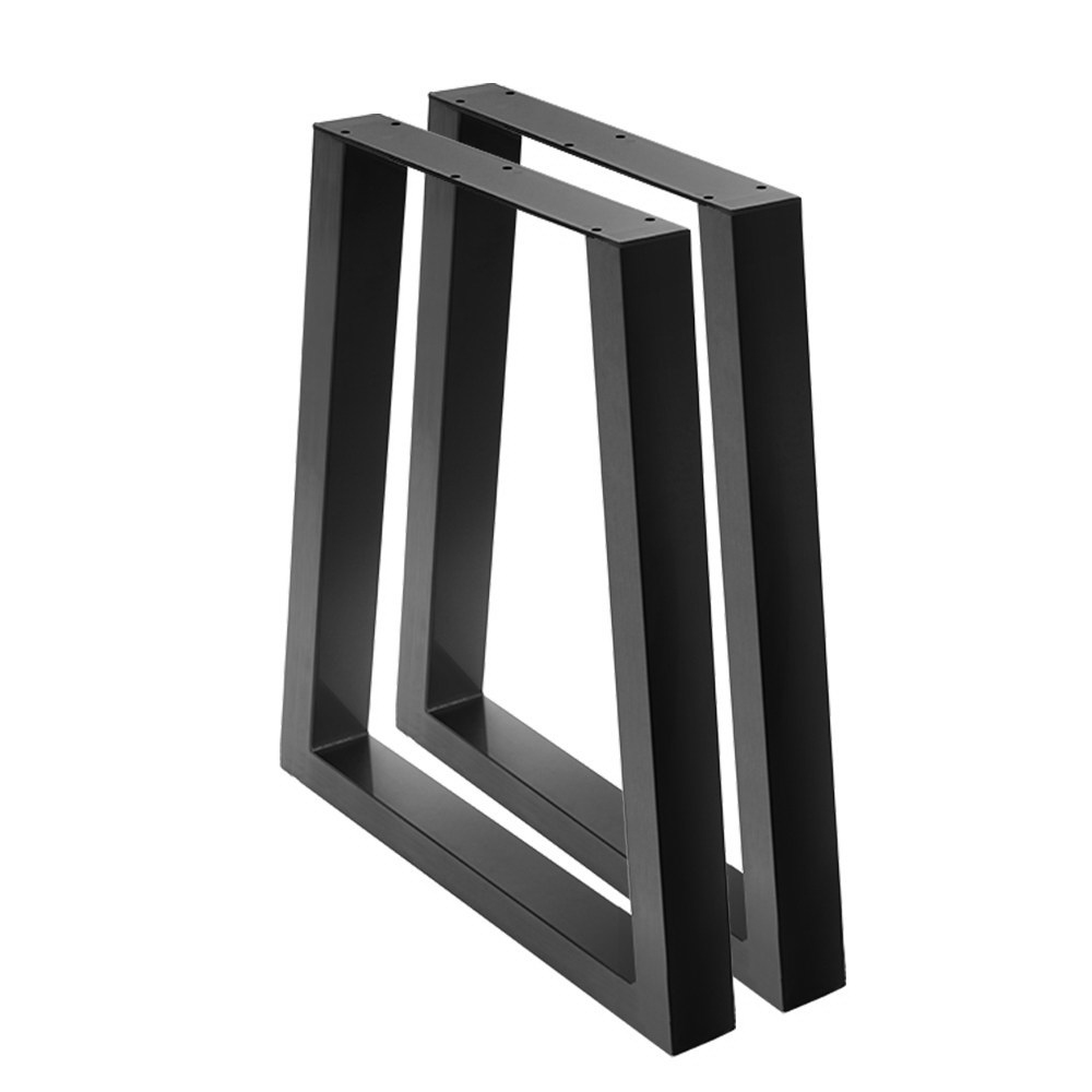 Artiss Coffee Dining Table Legs Bench Steel Metal Box Trapezoid Industrial Black - Picture 32 of 38