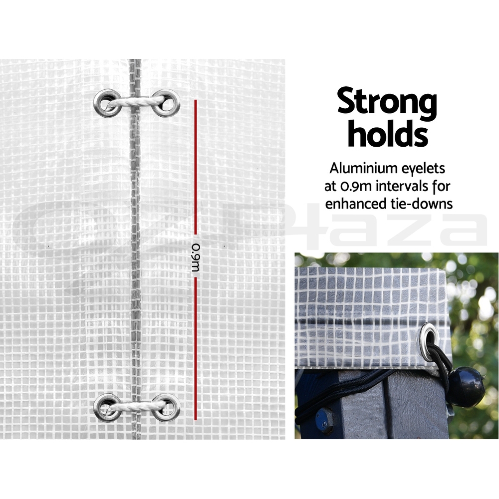 Instahut Tarpaulin Tarp Poly Tarps Heavy Duty Canvas Camping Cover Tent 180gsm - Picture 98 of 198