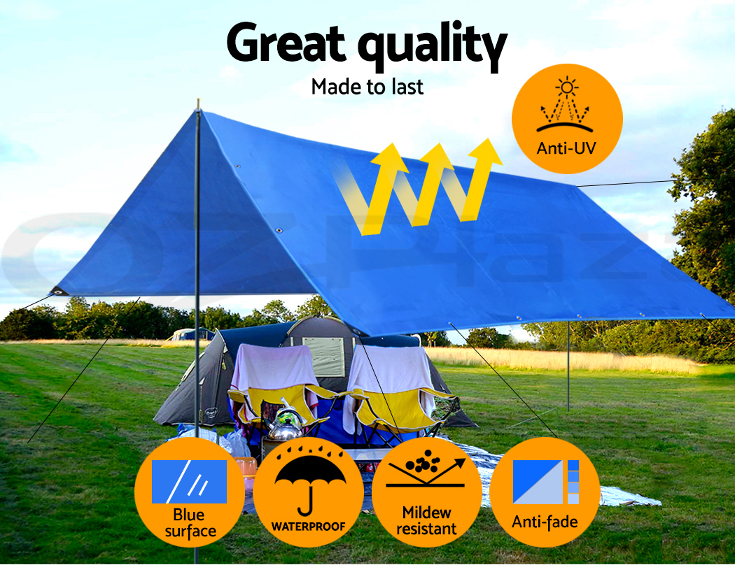 plastic tarp tent