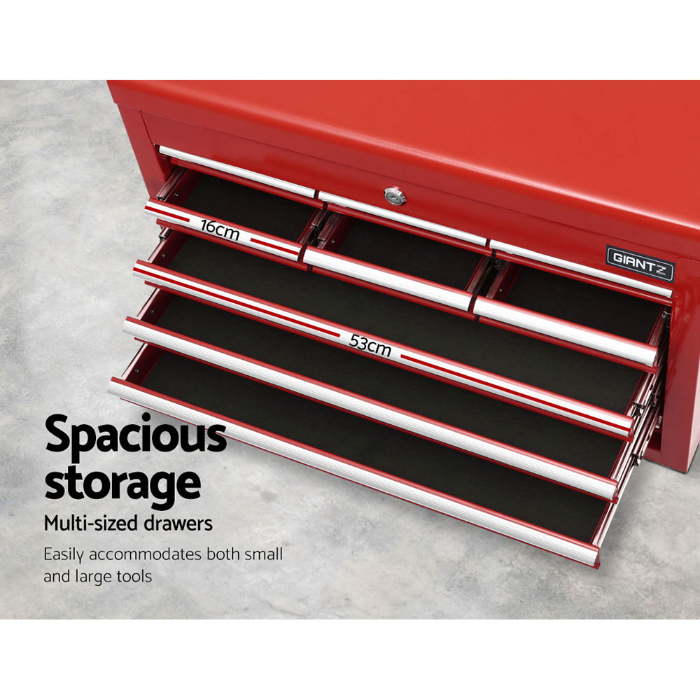 Giantz 3-17 Drawers Tool Box Chest Cabinet Trolley Toolbox Garage Storage Boxes - Picture 73 of 88