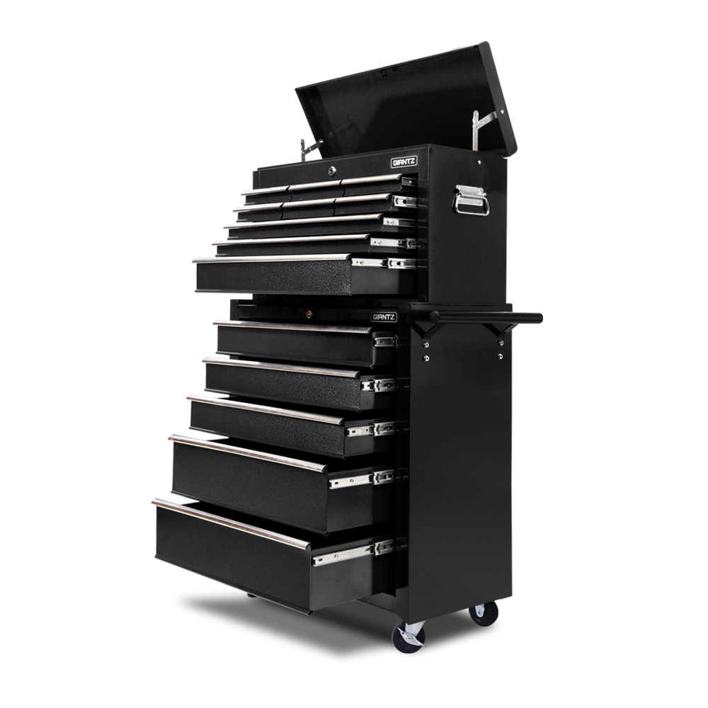 Giantz 5/9/14 Drawers Tool Box Chest Toolbox Cabinet Trolley Garage Storage Box - Picture 16 of 81