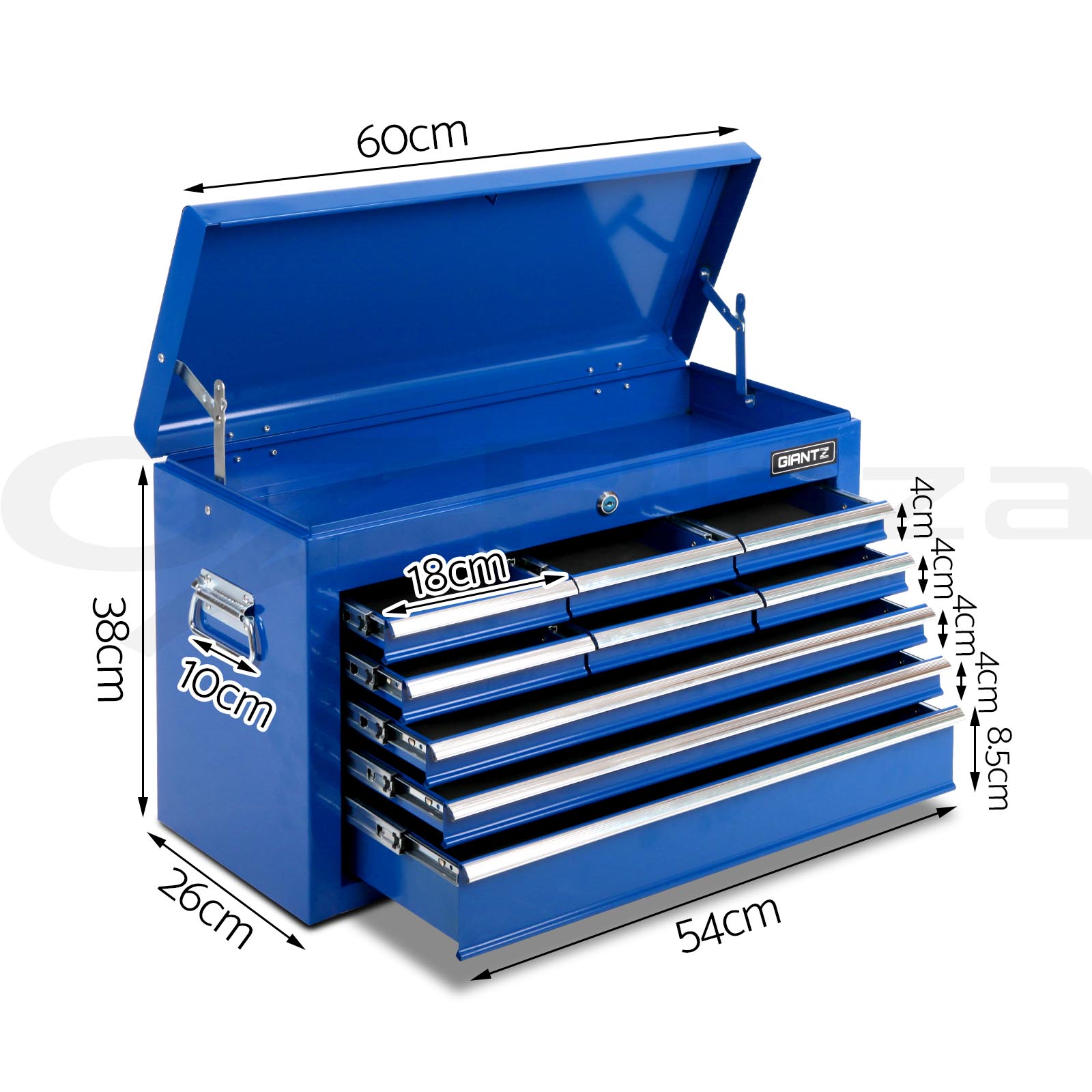 Giantz 3 17 Drawers Tool Box Chest Cabinet Trolley Toolbox Garage