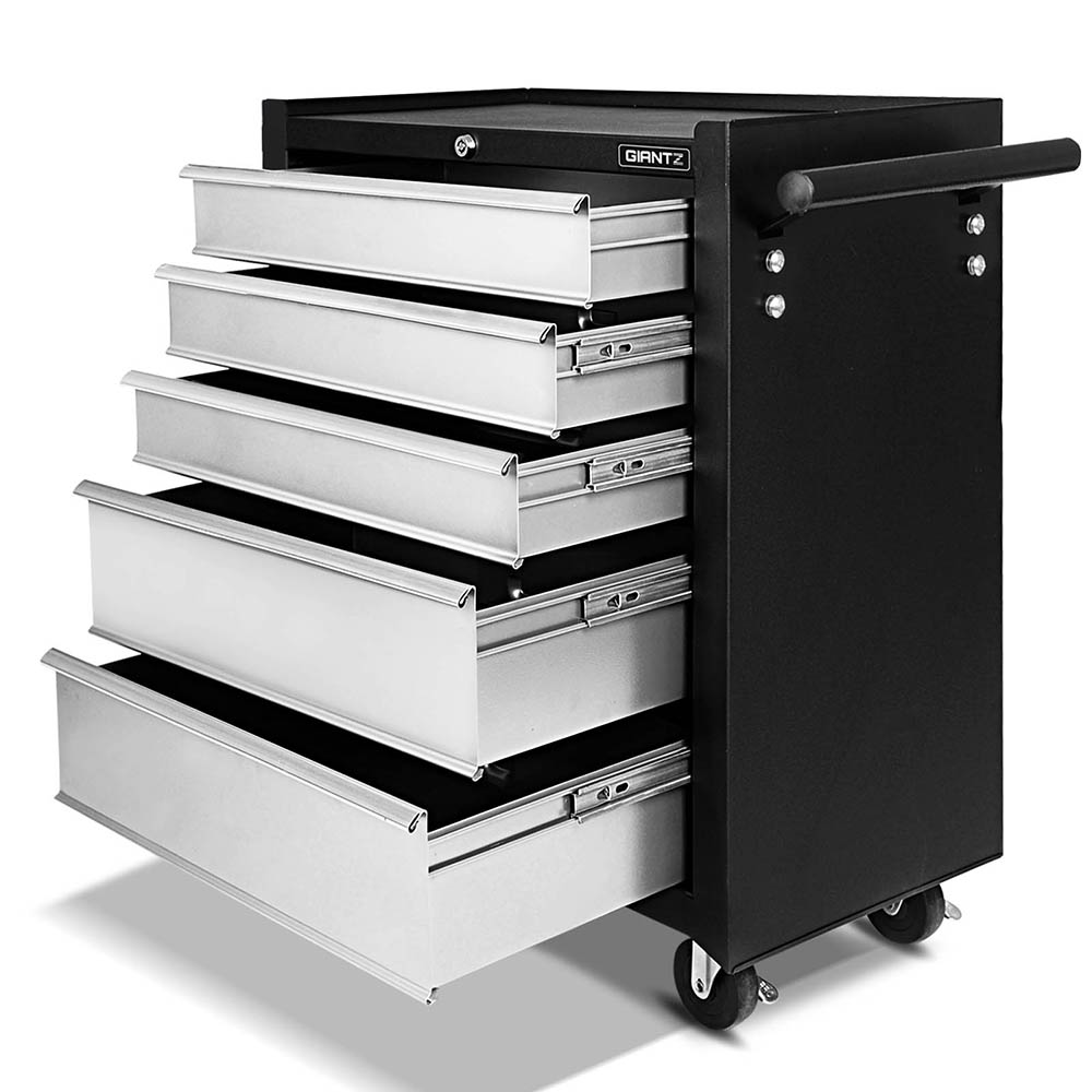Giantz 5-7 Drawer Tool Box Trolley Cabinet Storage Cart Garage Toolbox Organiser - Picture 23 of 80