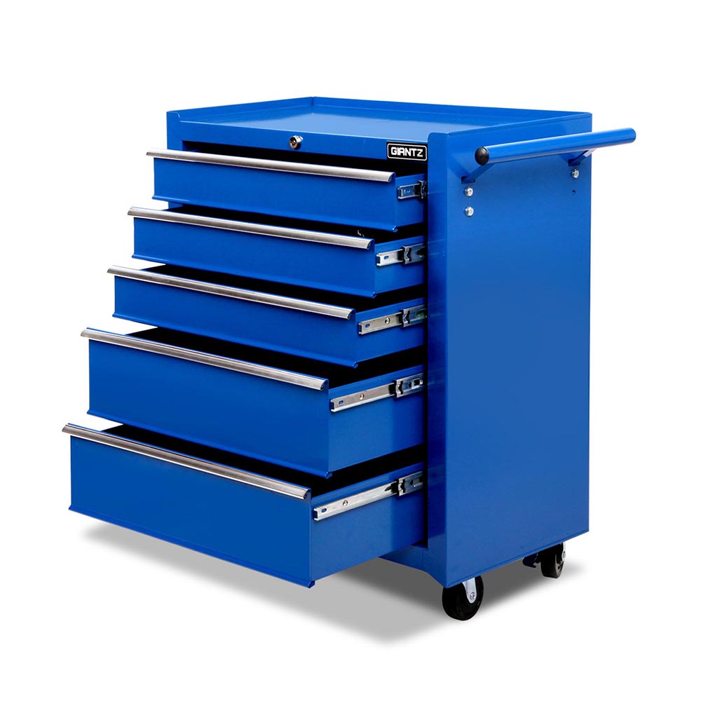 Giantz 5-7 Drawer Tool Box Trolley Cabinet Storage Cart Garage Toolbox Organiser - Picture 29 of 80