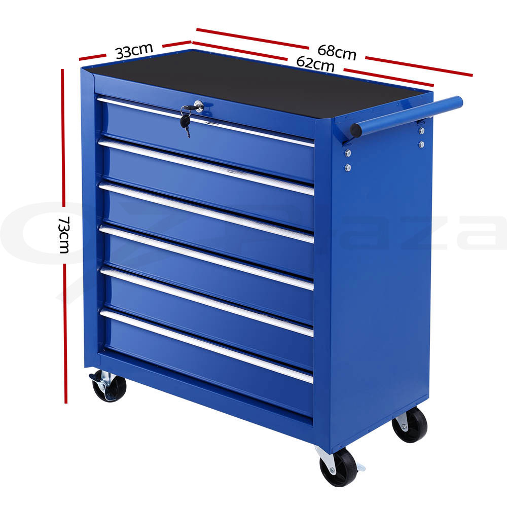 Giantz 5-7 Drawer Tool Box Trolley Cabinet Storage Cart Garage Toolbox Organiser - Picture 53 of 80