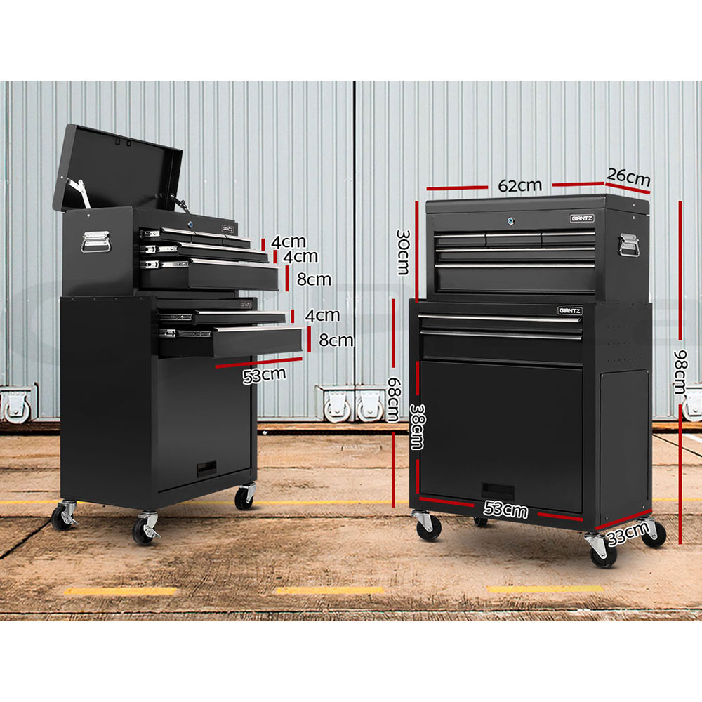 Giantz 3-17 Drawers Tool Box Chest Cabinet Trolley Toolbox Garage Storage Boxes - Picture 31 of 88