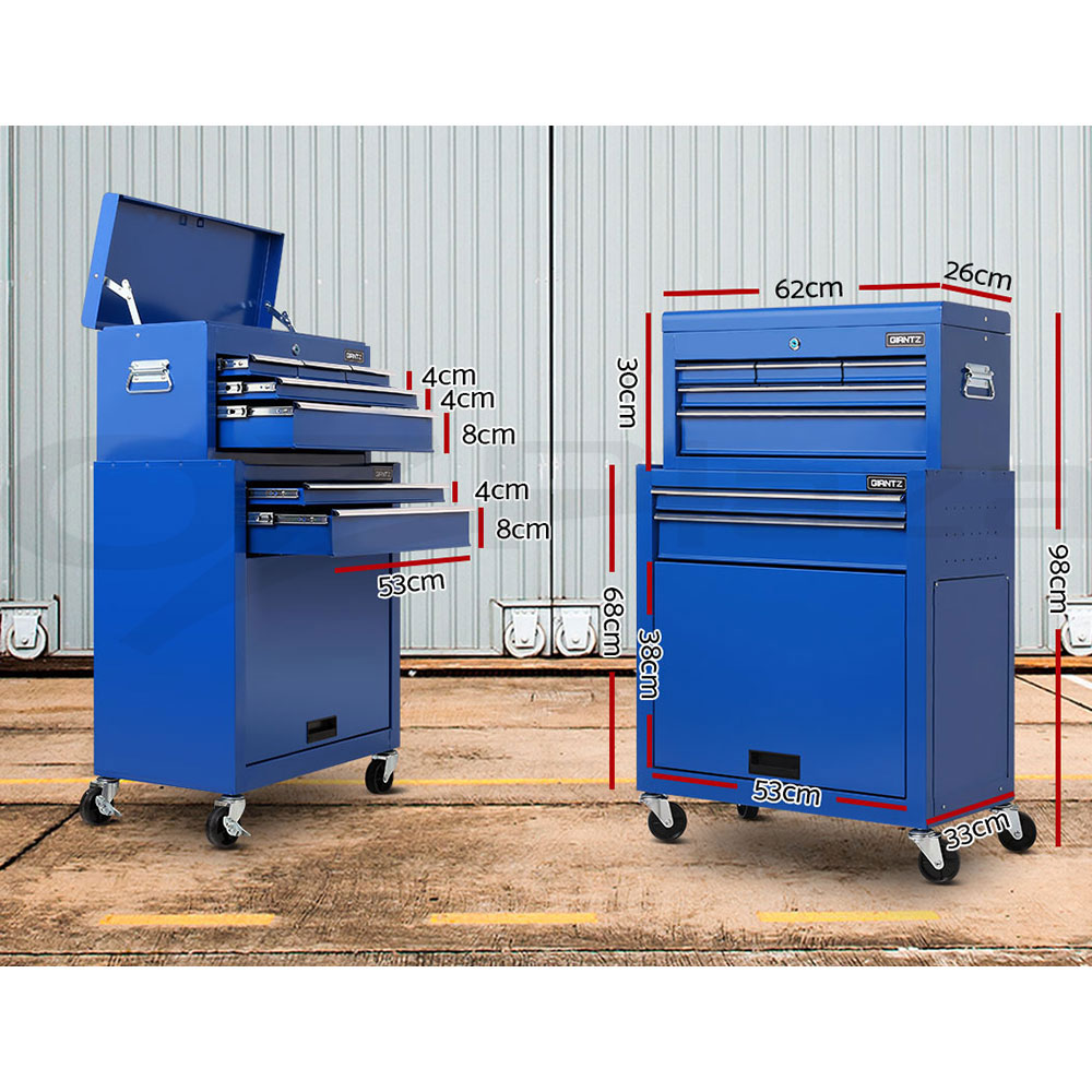 Giantz 3-17 Drawers Tool Box Chest Cabinet Trolley Toolbox Garage Storage Boxes - Picture 66 of 88