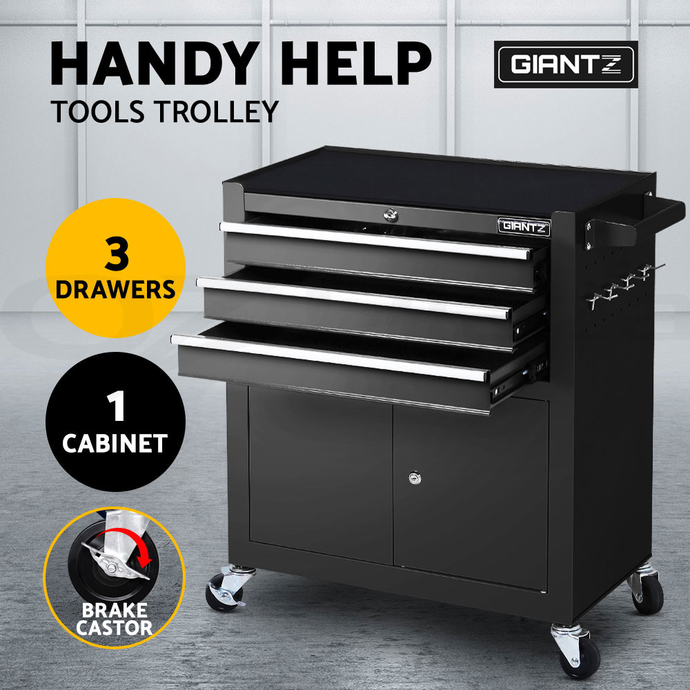 Giantz 3-17 Drawers Tool Box Chest Cabinet Trolley Toolbox Garage Storage Boxes - Picture 23 of 88