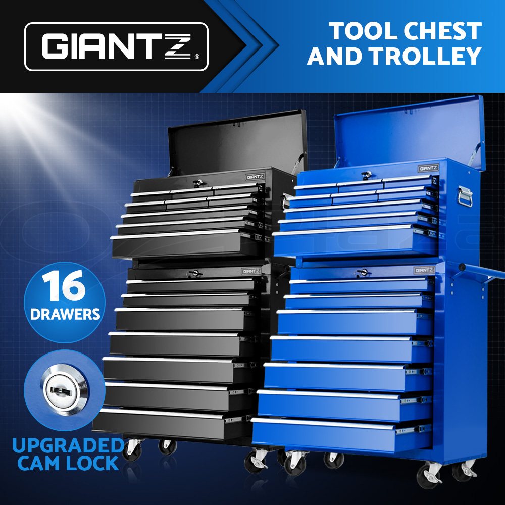Giantz 3-17 Drawers Tool Box Chest Cabinet Trolley Toolbox Garage Storage Boxes - Picture 54 of 88