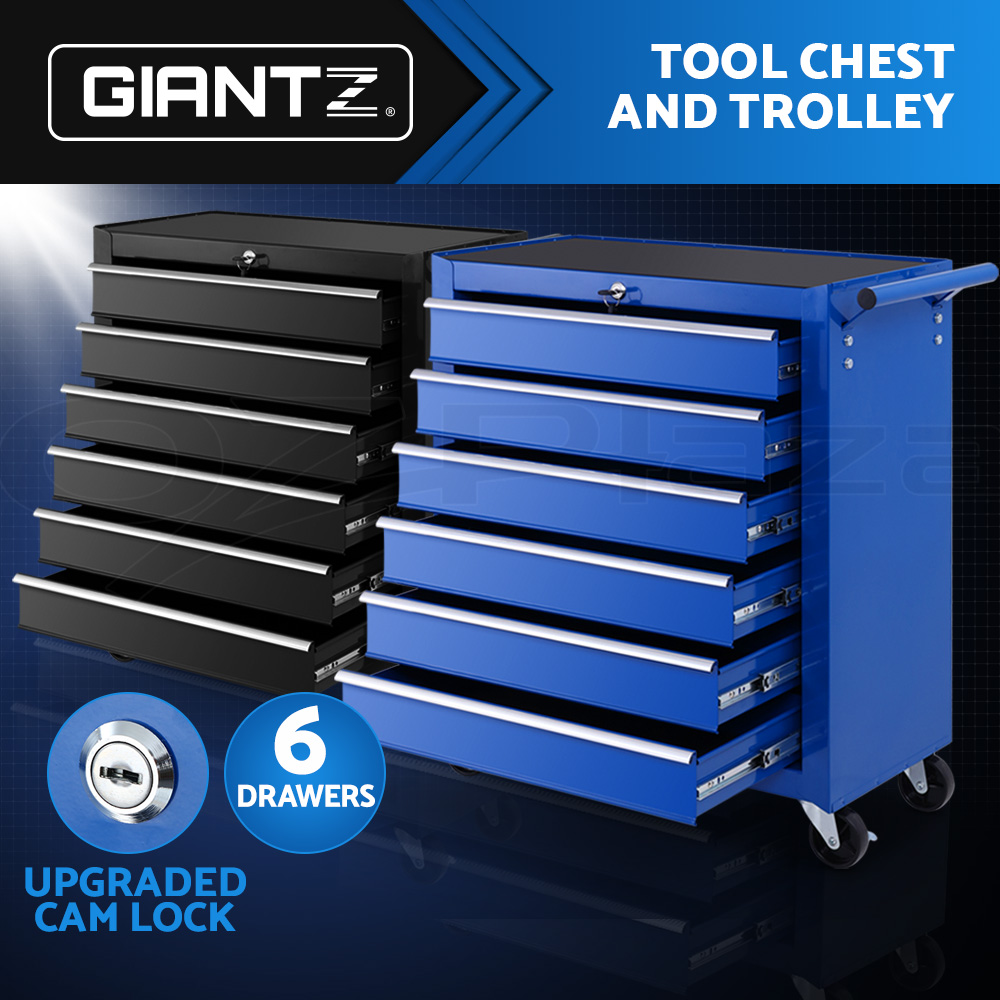 Giantz 3-17 Drawers Tool Box Chest Cabinet Trolley Toolbox Garage Storage Boxes - Picture 64 of 88