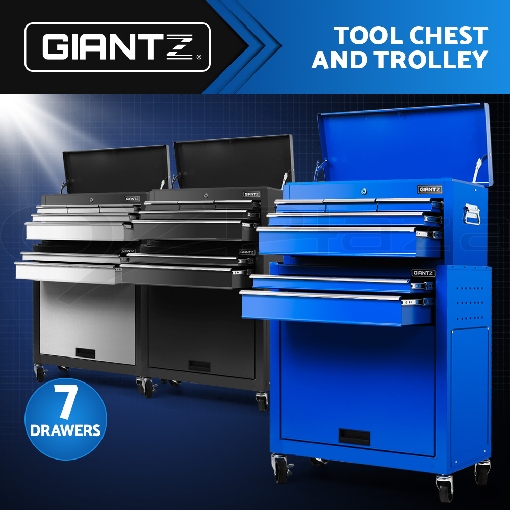 Giantz 3-17 Drawers Tool Box Chest Cabinet Trolley Toolbox Garage Storage Boxes - Picture 65 of 88