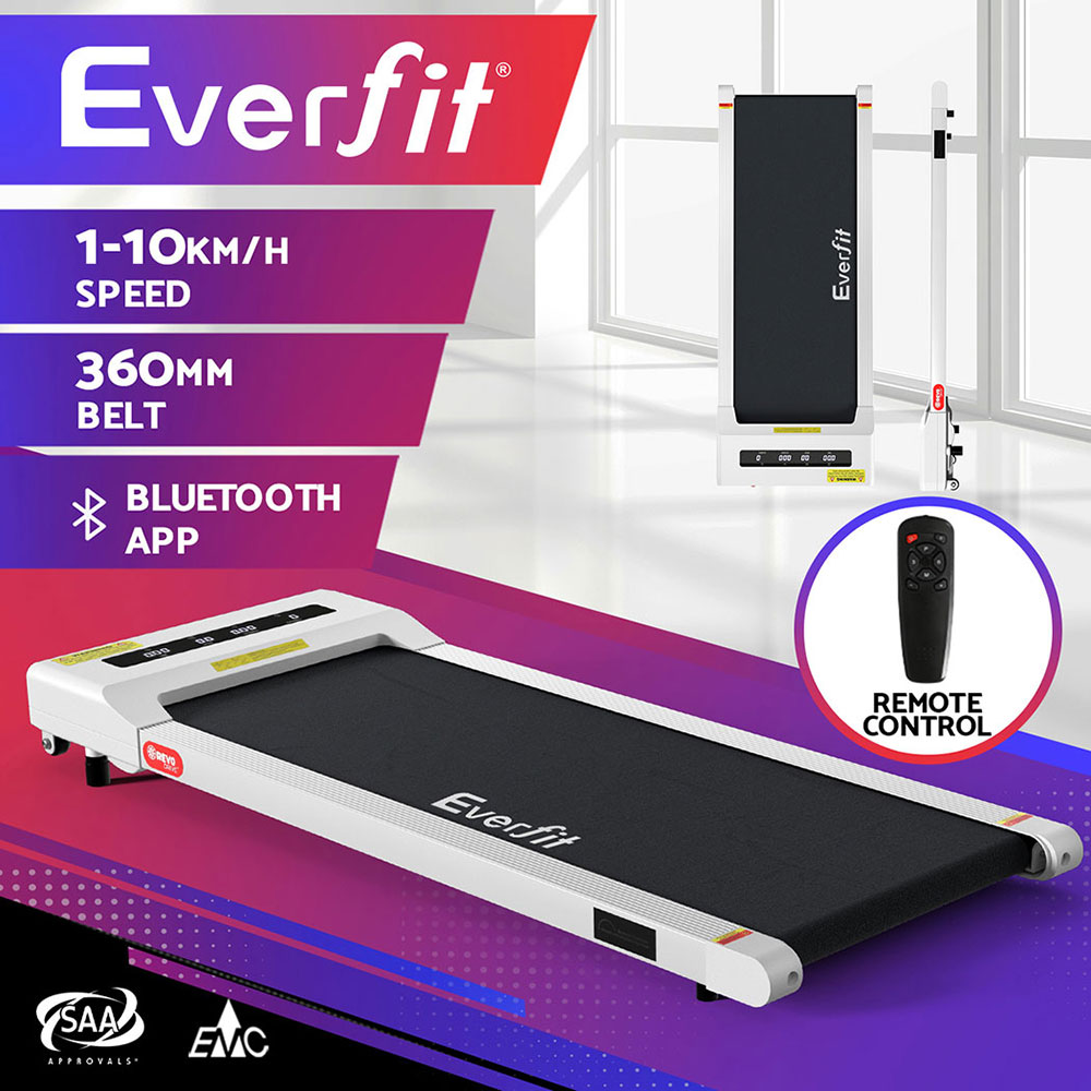 Everfit Treadmill Electric Walking Pad Under Desk Home Office Gym Fitness - Picture 11 of 16