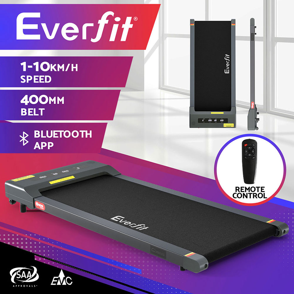 Everfit Treadmill Electric Walking Pad Under Desk Home Office Gym Fitness - Picture 15 of 16
