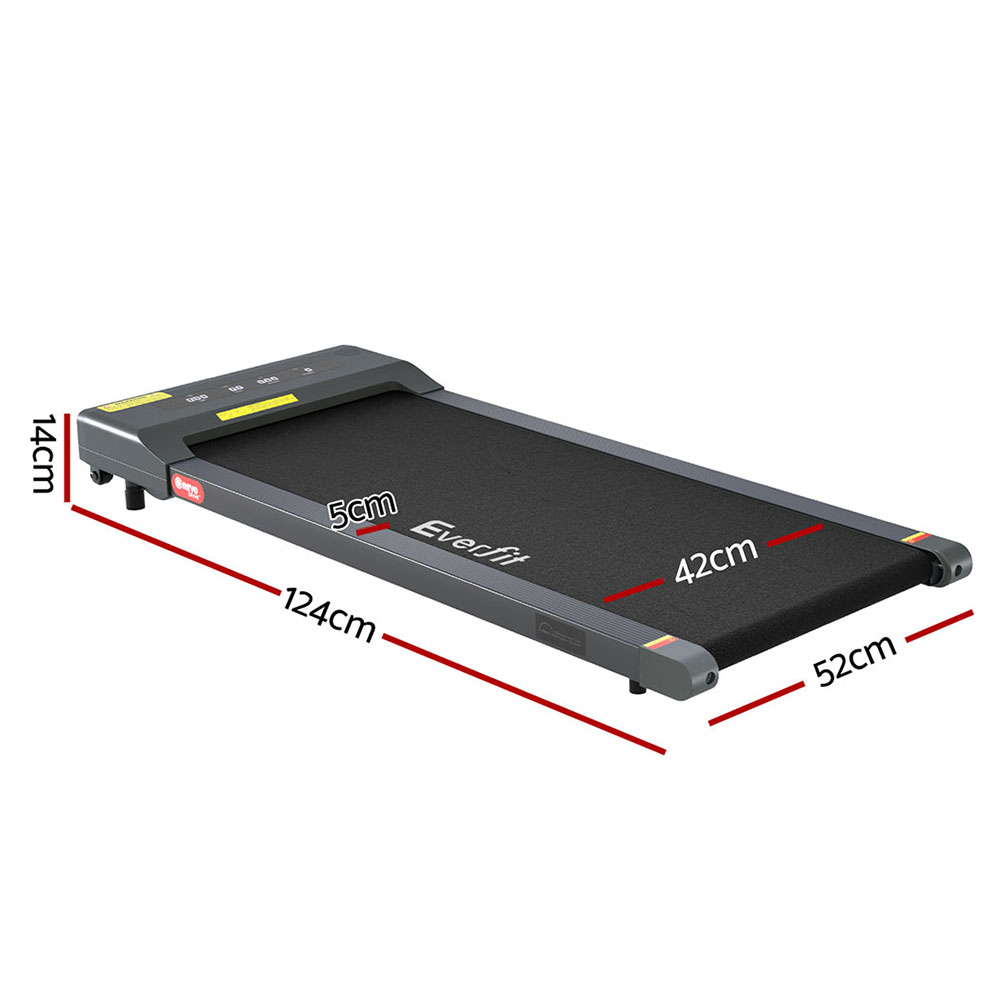 Everfit Treadmill Electric Walking Pad Under Desk Home Office Gym Fitness - Picture 16 of 16