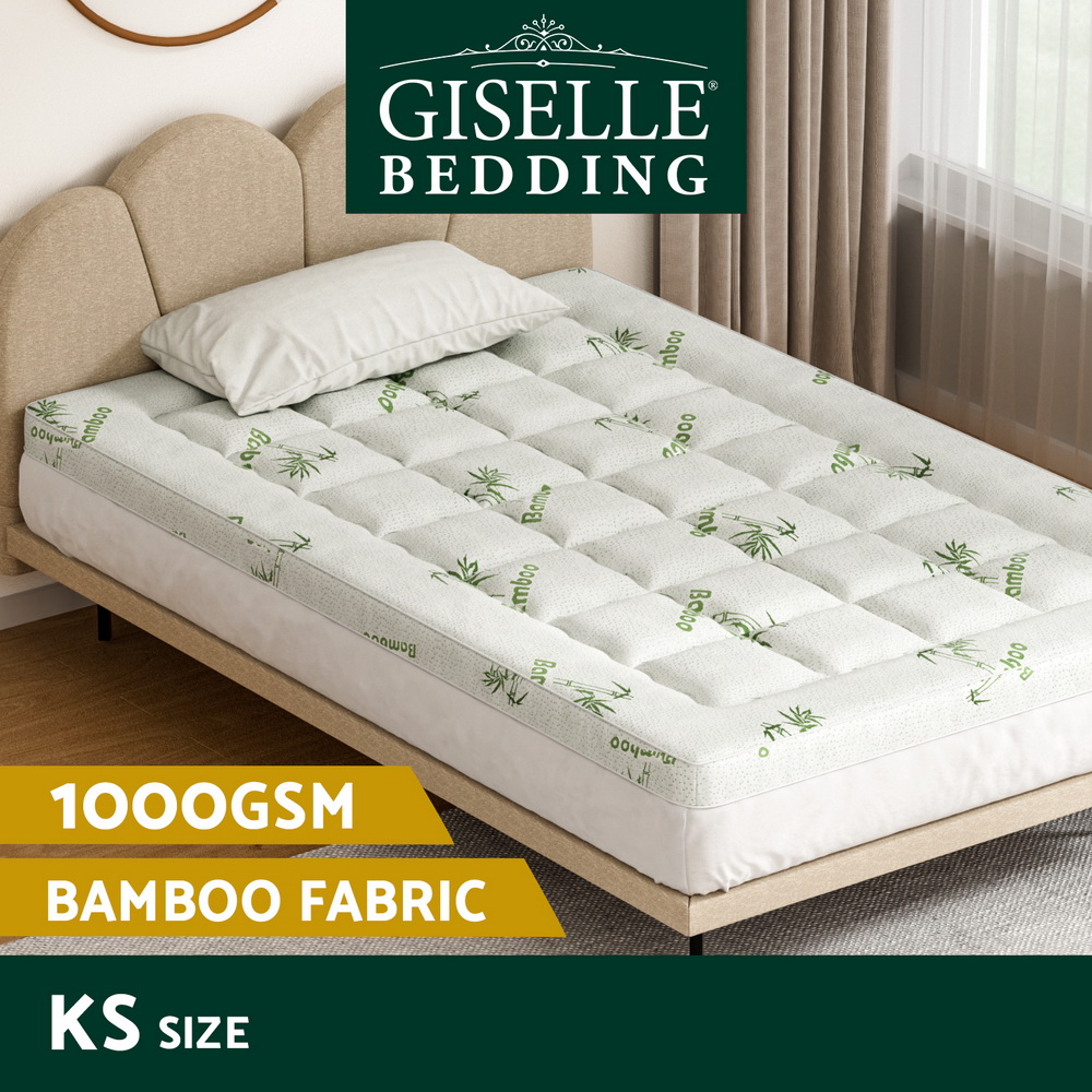 Giselle Bedding Mattress Topper Pillowtop Toppers Protector Mat Cover All Sizes - Picture 63 of 92