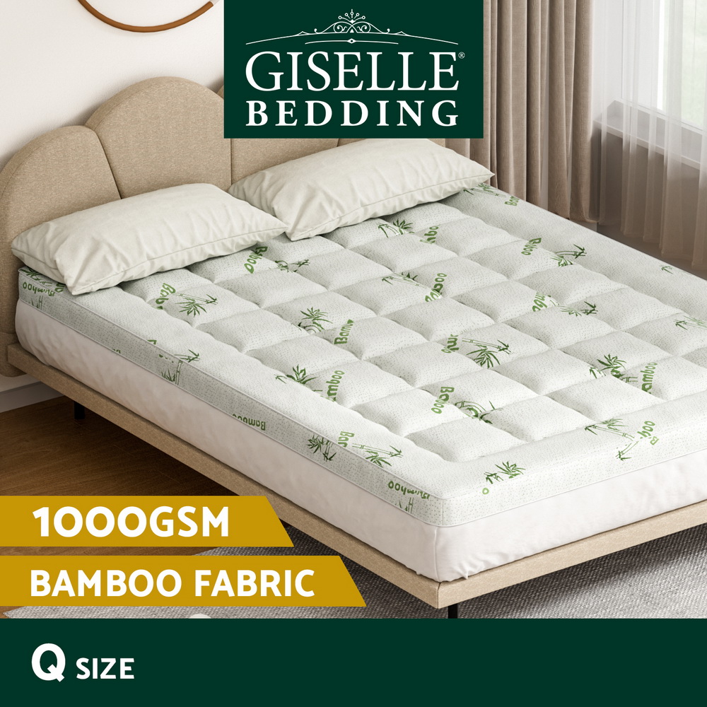 Giselle Bedding Mattress Topper Pillowtop Toppers Protector Mat Cover All Sizes - Picture 65 of 92