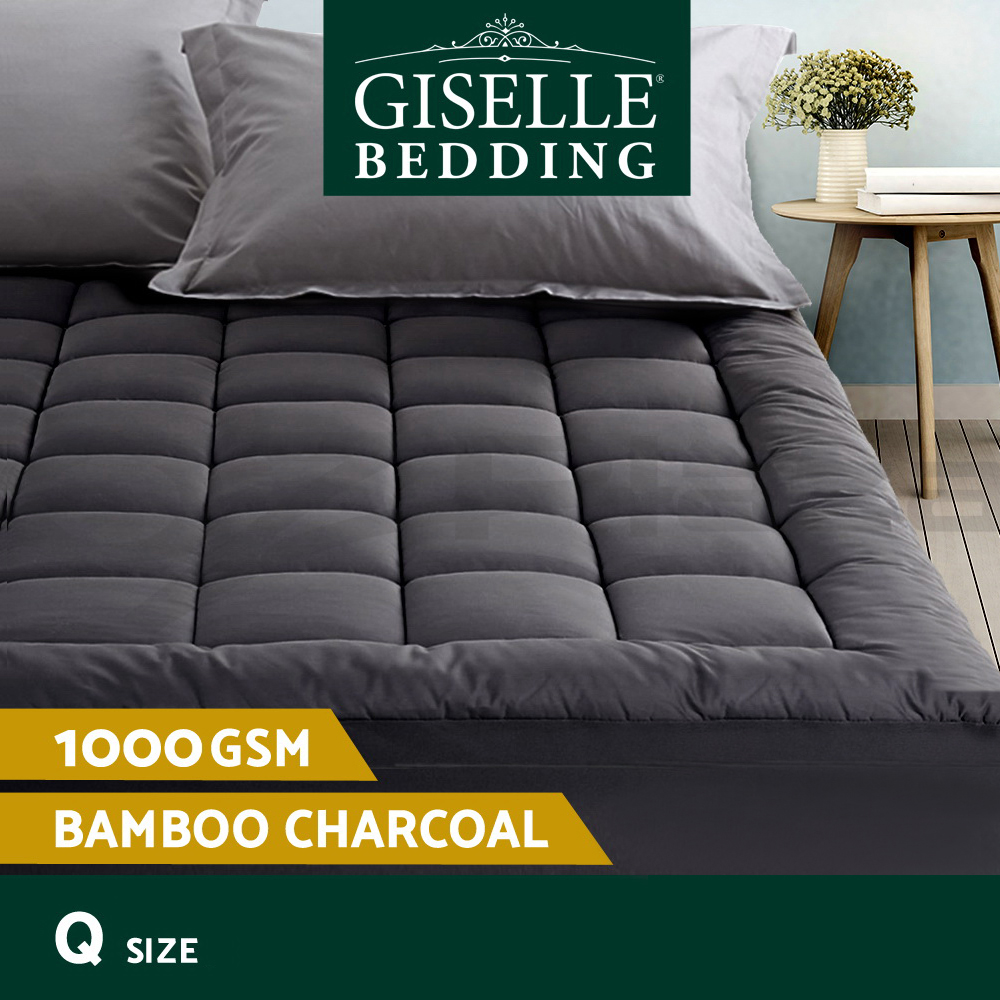Giselle Bedding Mattress Topper Pillowtop Toppers Protector Mat Cover All Sizes - Picture 55 of 92