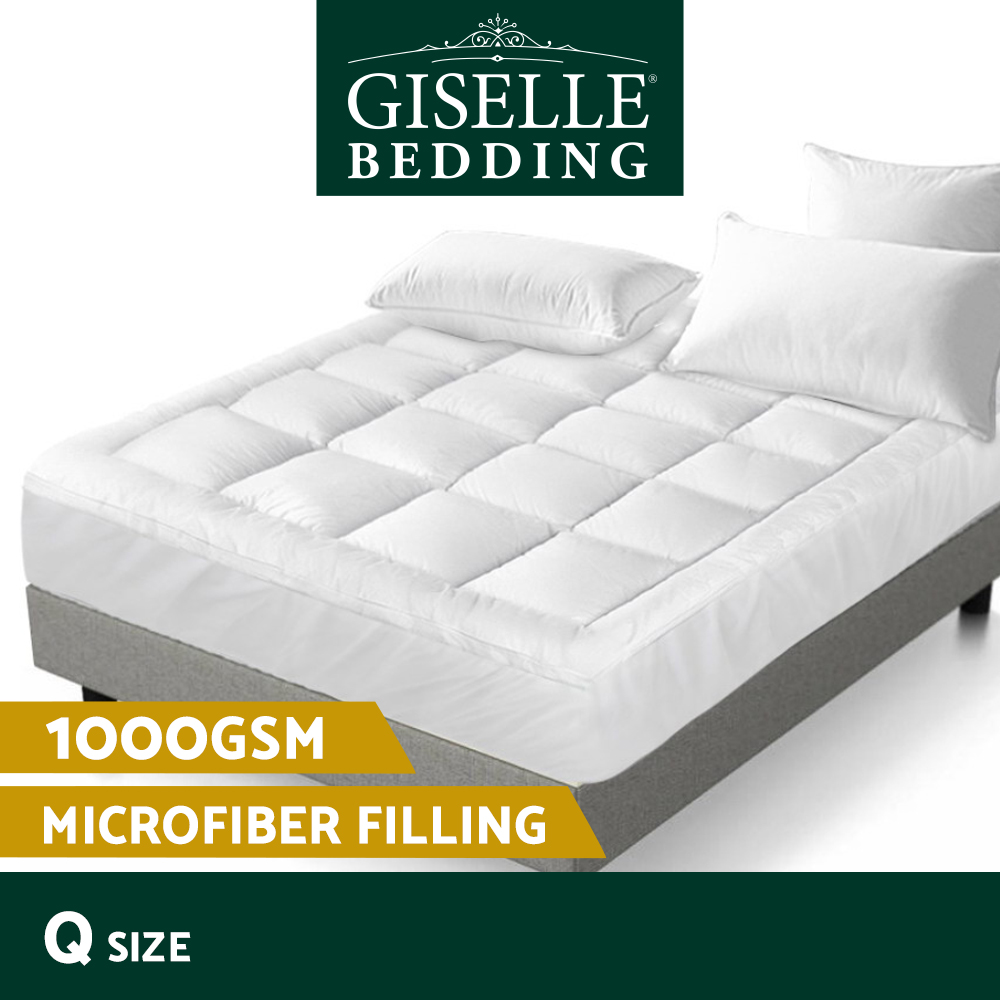Giselle Bedding Mattress Topper Pillowtop Toppers Protector Mat Cover All Sizes - Picture 25 of 92
