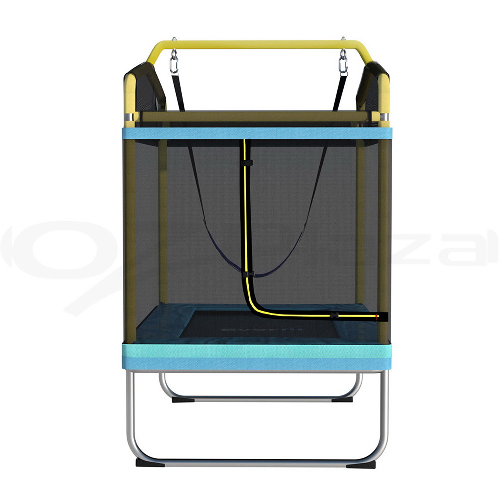 Everfit Trampoline 6FT Kids 2-in-1 Swing Belt Safety Net Gift Rectangle - Picture 24 of 30