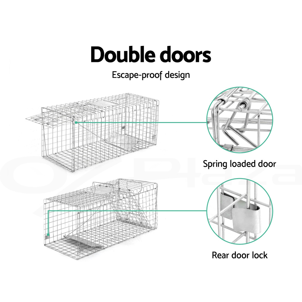 Gardeon Animal Trap Humane Cage Possum Fox Koala Rabbit Bird Cat Live Catch - Picture 13 of 46