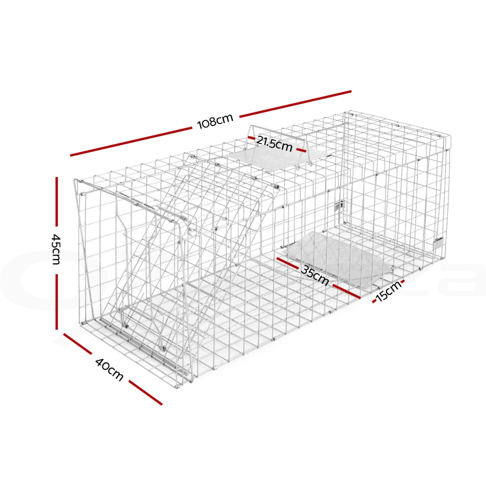 Gardeon Animal Trap Humane Cage Possum Fox Koala Rabbit Bird Cat Live Catch - Picture 17 of 46