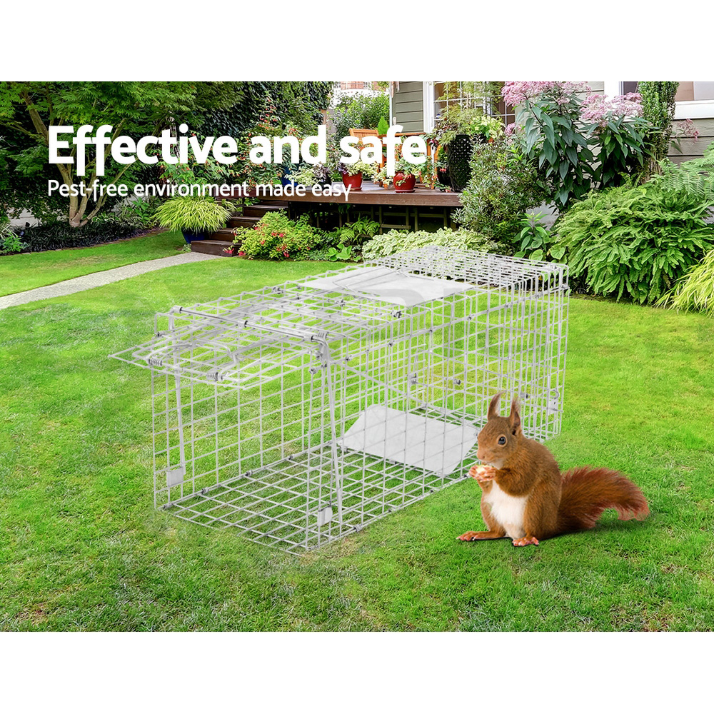 Gardeon Animal Trap Humane Cage Possum Fox Koala Rabbit Bird Cat Live Catch - Picture 26 of 46