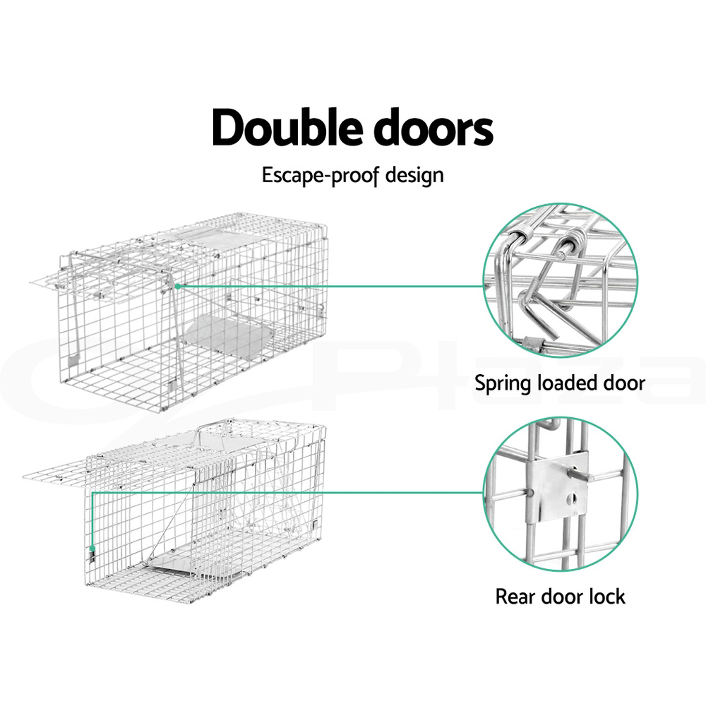 Gardeon Animal Trap Humane Cage Possum Fox Koala Rabbit Bird Cat Live Catch - Picture 41 of 46