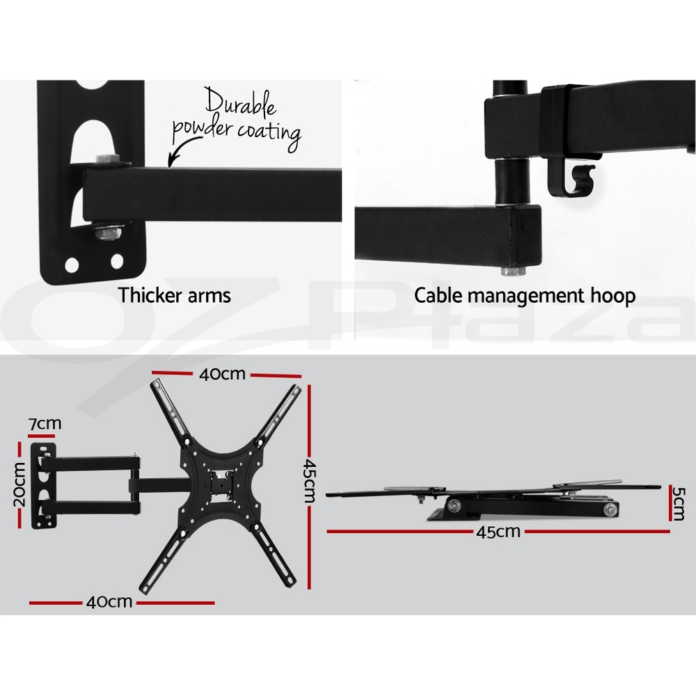Artiss TV Wall Bracket TV Mount Full Motion Swivel Tilt LCD LED 20-80 Inch - Picture 26 of 42