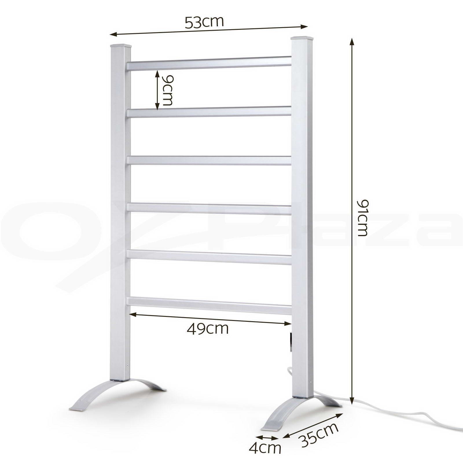 Devanti Heated Towel Rail Rack Bathroom Electric Rails Warmer Clothes 3 Models - Picture 14 of 16
