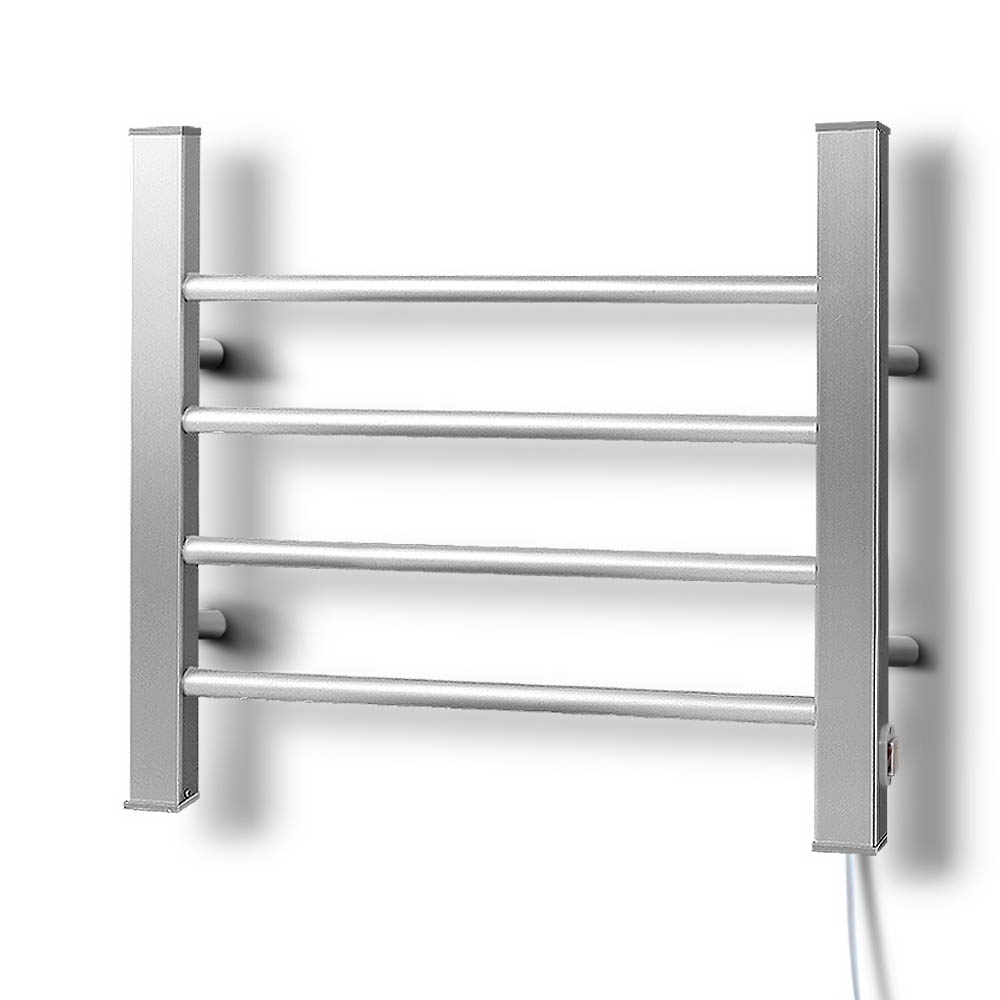 DEVANTI Heated Towel Rail Electric Rails Ladder Warmer Bars Racks Bathroom eBay