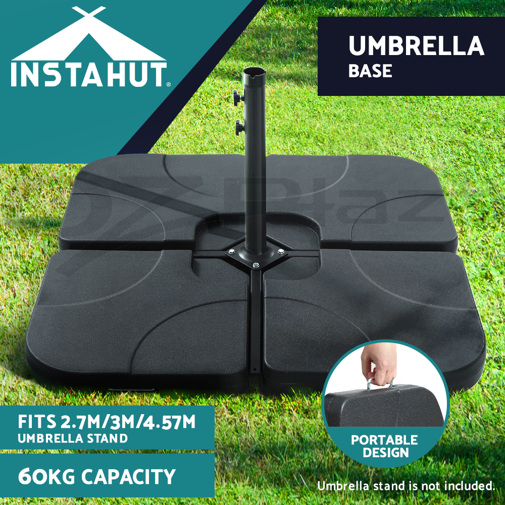 Instahut Outdoor Umbrella 3m Umbrellas Cantilever Beach Garden Sun Deck Patio UV - Picture 67 of 76