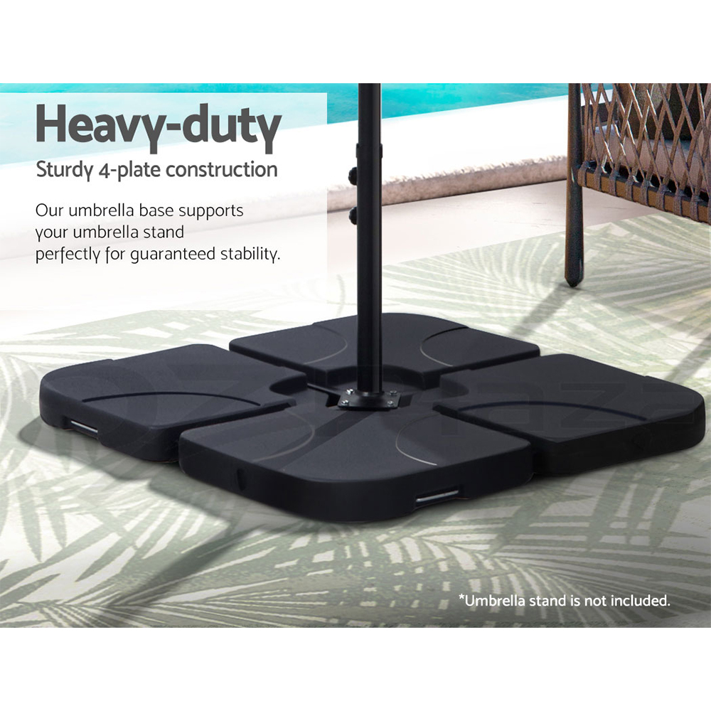 Instahut Outdoor Umbrella 3m Umbrellas Cantilever Beach Garden Sun Deck Patio UV - Picture 68 of 76